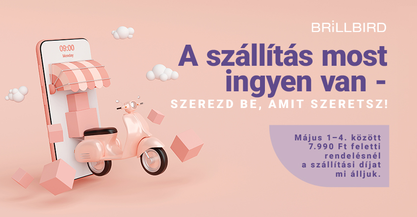 Ingyenes szállítás május 1-4.